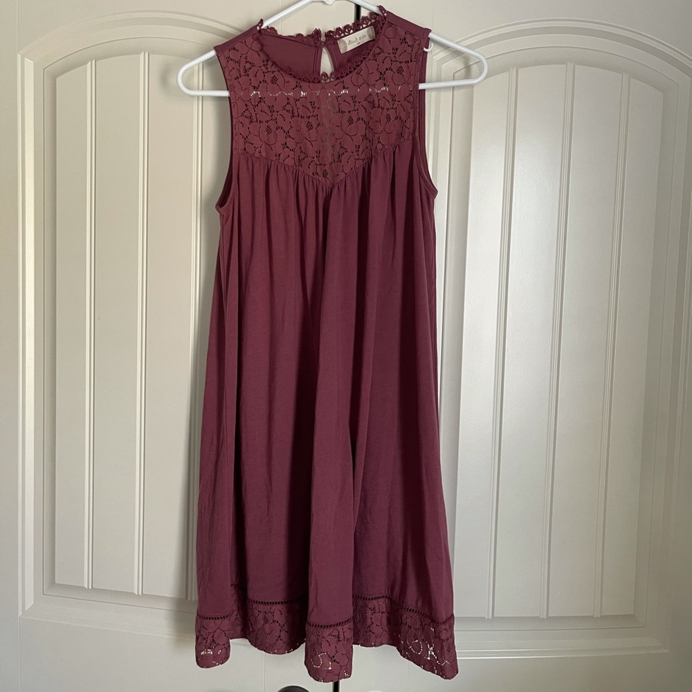 Altr’d State Sleeveless Burgundy Dress